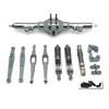 for Wltoys 124006 12423 12427 12428 12429 1/12 Metal Rear Axle Drive Shaft Shock Absorber Trailing Arms RC Car Upgrade Parts Kit RC Car DIY Parts(Gray) view 1