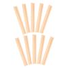 Abaodam 10pcs Oversized Dominoes Trays Wooden Domino Bracket Displaying Base DIY Trays Wooden Displaying Holder view 1