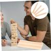 Abaodam 10pcs Oversized Dominoes Trays Wooden Domino Bracket Displaying Base DIY Trays Wooden Displaying Holder view 4
