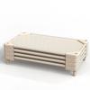 NOUJULOUN Daycare Cots,Stackable Preschool Cot for Kids (4 Packs,Light Beige,Toddler) view 1
