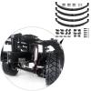 Menolana 1/14 Simulation Suspension Spring RC Dump Truck Steel High Performance,Professional Lightweight Car Accessories RC Car Part, Front Back Bracket view 3