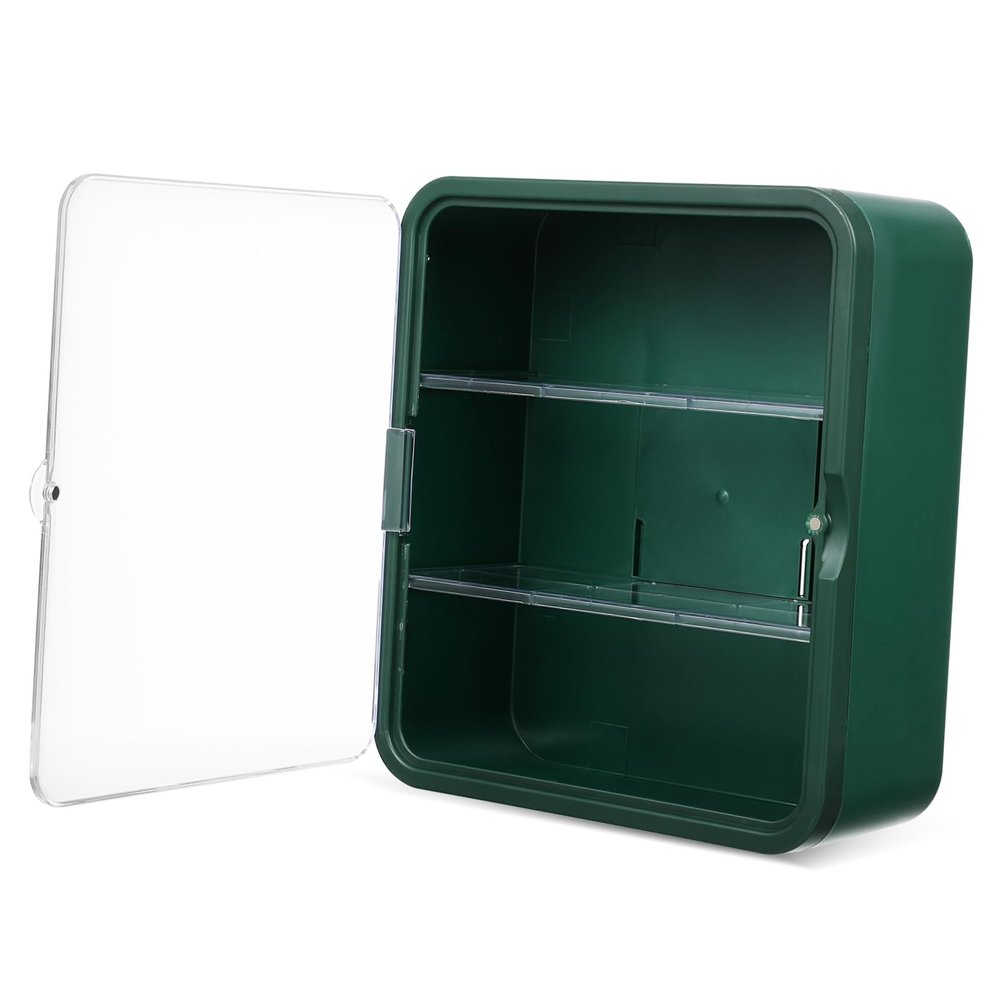 Abaodam Display Case Figures Shelves Protective Design Window Display Easy to Install for Collectibles Home Office and Retail Use