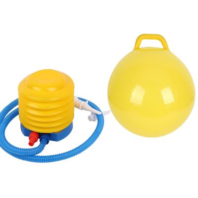Kisangel 2pcs Inflatable Hop for Boy Girl Bouncing with Handle and Pump for Indoor and Outdoor Fun Balance and Coordination for Boys and Girls