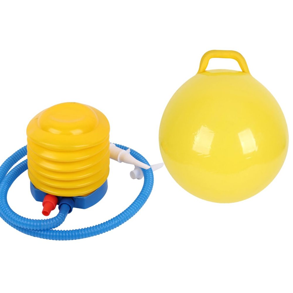 Kisangel 2pcs Inflatable Hop for Boy Girl Bouncing with Handle and Pump for Indoor and Outdoor Fun Balance and Coordination for Boys and Girls
