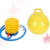 Kisangel 2pcs Inflatable Hop for Boy Girl Bouncing with Handle and Pump for Indoor and Outdoor Fun Balance and Coordination for Boys and Girls view 3