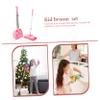 Healeved 1Set Boy Girl Broom and Dustpan Set Cartoon Design Boy Girl Cleaning Kit with Mop Safe for Boy Girl for Home and Kindergarten Use Small Broom Dustpan Set for Boy Girl view 4