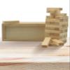 ALPI Wooden Tower Puzzle - Fun Block Games for Kids and Adults - 36 Pieces Wooden Stacking Blocks with Storage Case - Durable Tumbling Tower Game for Family Game Nights & Travel - Natural, 6 view 1