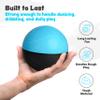 BAMMAX Mini Basketball for Mini Hoops | 4-Inch Soft Foam Basketballs for Kids & Toddlers | Quiet & Silent Indoor Play for Nerf & Over-The-Door Hoops | Pack of 2  Replacement Balls view 2