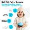 BAMMAX Mini Basketball for Mini Hoops | 4-Inch Soft Foam Basketballs for Kids & Toddlers | Quiet & Silent Indoor Play for Nerf & Over-The-Door Hoops | Pack of 2  Replacement Balls view 3
