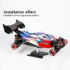 Carbon Fiber Tail Rear Wing for Arrma 6S 1/8 Typhon,3 MM Thick Carbon Rear Spoiler Upgrades Replace Parts for RC Vehicle Scale Accessories ARA480046(1/8 6S Typhon-Small Size Style) view 3