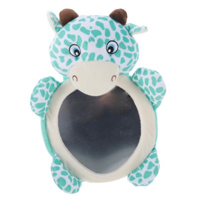 LALADEFIEE Portable Car Mirror Adjustable Rearview Observation Mirror with Adorable Deer Design for Back Seat Safety Lightweight Easy Setup for Monitoring