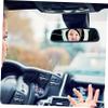 LALADEFIEE Portable Car Mirror Adjustable Rearview Observation Mirror with Adorable Deer Design for Back Seat Safety Lightweight Easy Setup for Monitoring view 4