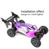Carbon FiberTail Rear Wing for Arrma 6S 1/8 Typhon,3 MM Thick Carbon Rear Spoiler Upgrades Replace Parts for RC Vehicle Scale Accessories ARA480046(1/8 6S Typhon-Hign Size Style) view 4