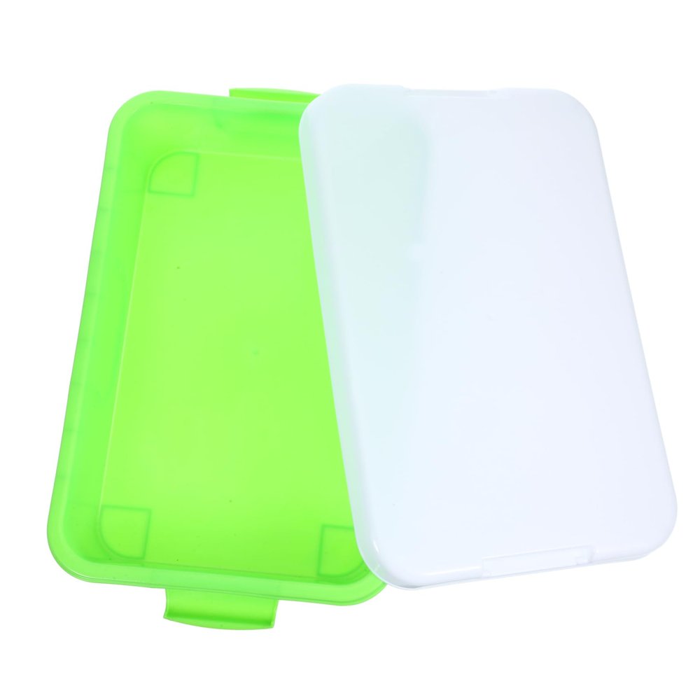 Abaodam Handheld Portable Sandbox Tray with Lid Capacity Toy Storage Box for Boys and Girls Lightweight Design for Easy Carrying and Sandbox Activities Anytime