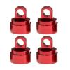 for Traxxas for Slash 2WD 4X4 for VXL for Rustler for Hoss for Stampede 1/10 2667 4pcs Metal Big Bore Shock Caps RC Car Upgrade Parts RC Car DIY Parts(Red) view 3