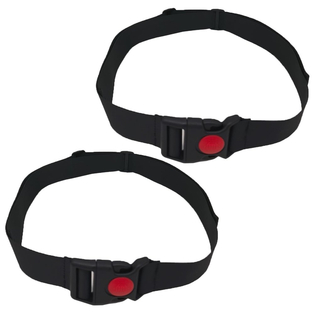 2 Pcs High Chair Straps Replacement Ingenuity Swing Child Stroller Baby 2-Point Safety Belt Kid Safe Strap Pushchair Security Harness for HighChair Belt,Child Infant Point Belt(Black)