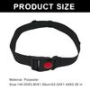 2 Pcs High Chair Straps Replacement Ingenuity Swing Child Stroller Baby 2-Point Safety Belt Kid Safe Strap Pushchair Security Harness for HighChair Belt,Child Infant Point Belt(Black) view 2
