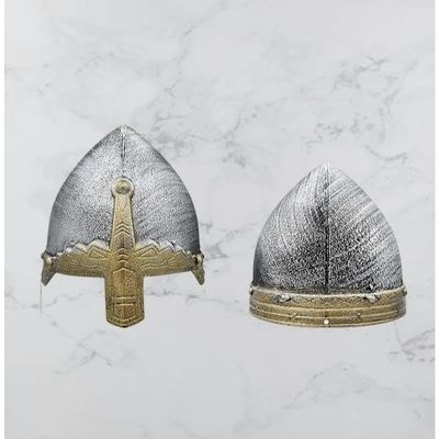 Authentic Medieval MJOLINR Spangenhelm Helmet Handcrafted Steel Armor with Riveted Segments, Adjustable Leather Liner & Chin Strap Ideal for Reenactments, LARP, Cosplay, and Collectors