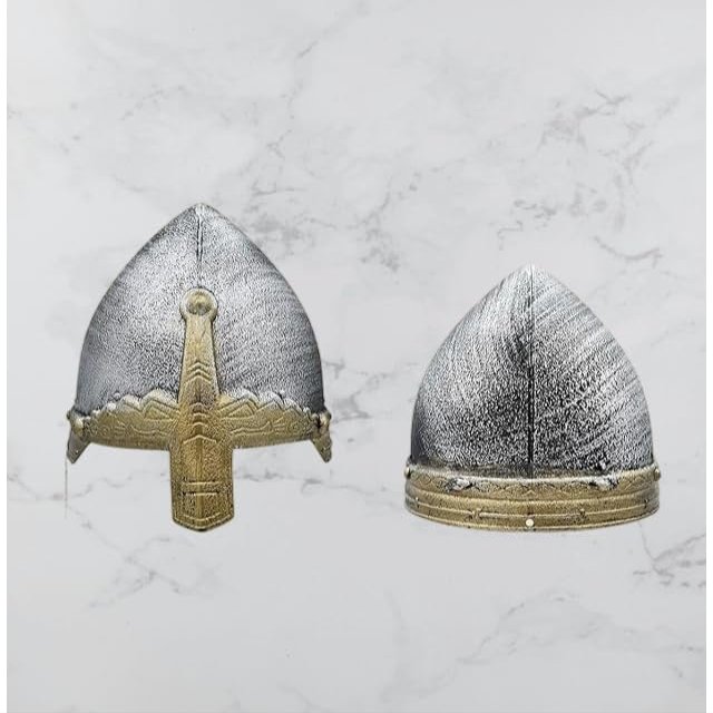 Authentic Medieval MJOLINR Spangenhelm Helmet Handcrafted Steel Armor with Riveted Segments, Adjustable Leather Liner & Chin Strap Ideal for Reenactments, LARP, Cosplay, and Collectors
