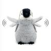 FLUFFYFUN Flapping Wing Penguin Plush 10" (Motion Activated by Squeezing Belly), Lifelike Interactive Toy for Kids view 1