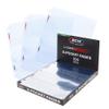 BCW LaserWeld 4-Pocket Currency Page - 100ct | Holds 4 Regular Bills with Label Pocket | Acid-Free Polypropylene | Top Loading, Laser-Welded Pages | Flat, Glare-Free Display for 3-Ring Binders