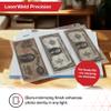 BCW LaserWeld 4-Pocket Currency Page - 100ct | Holds 4 Regular Bills with Label Pocket | Acid-Free Polypropylene | Top Loading, Laser-Welded Pages | Flat, Glare-Free Display for 3-Ring Binders view 4