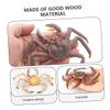 Abaodam 1Pc Realistic Plastic Crabs Model Educational Animals Ornament for Collectible Figurine for Learning and Play for Teachers and Enthusiasts view 4