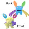 Bumpas Weighted Stuffed Animals Personalized Sensory Toy 3LB Plush for Kids and Adults Long Arms for Hugs Calming Stress Relief Reversible with Custom Name view 3