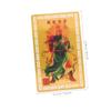 ABOOFAN 4pcs Chinese Taisui Amulet Cards for Wealth Protection Fortune Decor Lightweight Decor for Cultural Significance view 2