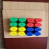 16 Game Replacement Pieces Compatible with Trouble Board Game  Red, Yellow, Green, Blue Game Pieces view 3