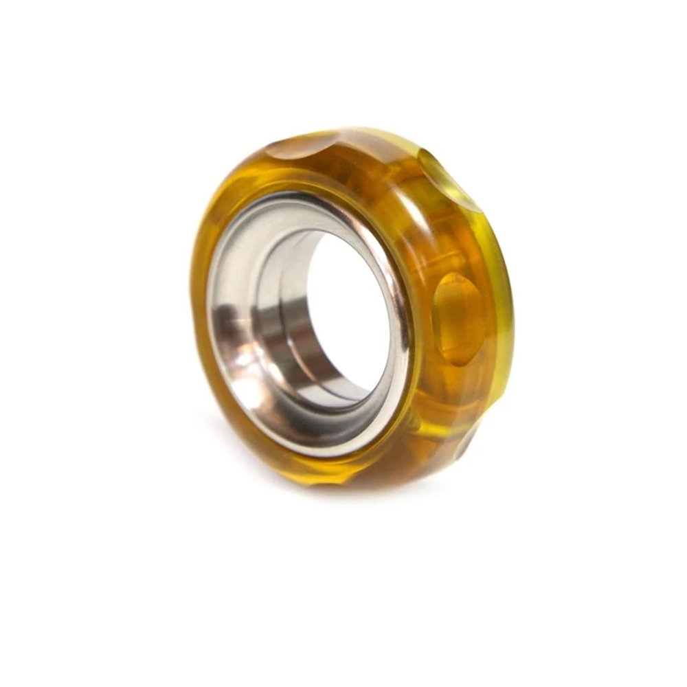 Ratchet Ring EDC Stainless Steel Pei fingertip Metal tire Stress Rotation Fidget Toy