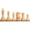 4" Fierce Knight Staunton Chess Set- Chess Pieces Only - Weighted Ebony Wood view 4