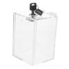 Abaodam Acrylic Money Bank with Lock Clear Piggy Bank for Unique Coin Storage Box for Desktop Decoration Present for Birthdays and Festivals for Home Office Use view 1
