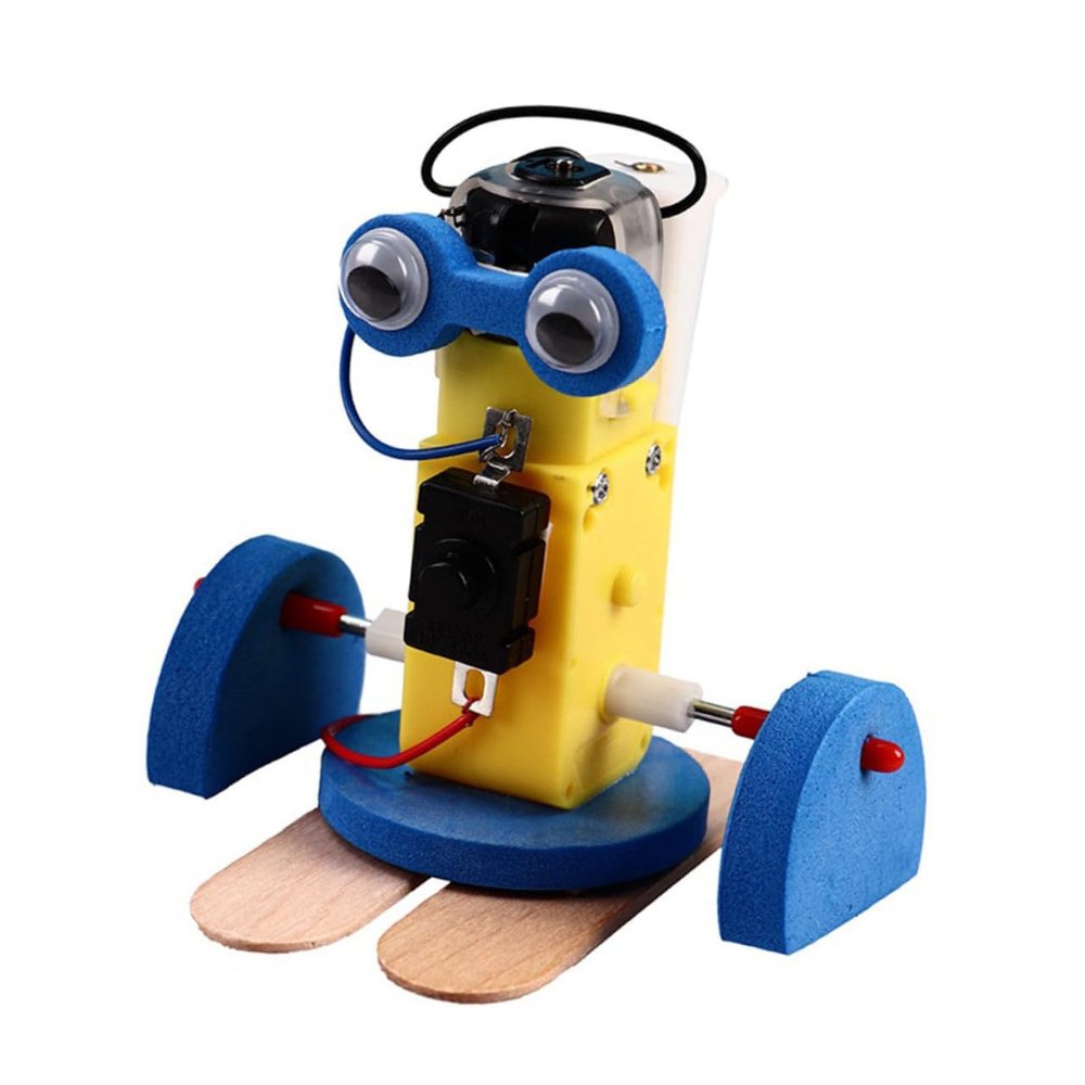 Abaodam 1set DIY Assembly Robot Toy for Boys and Technology Educational Toy Safe Construction Materials