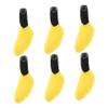 DIYEAH 10pcs Yellow Stuffed Accessories for Plush Dolls Removable Soft Decor Parts for Clothing for DIY Craft Projects and Enhancing Playtime Fun view 1