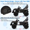 24V Powered Truck 2 Seater Kids Ride On Car,Parent Remote Control,4WD 800W Motor,3 Adjustable Speeds for Ages 3+,Built-in Music Player,Kids Electric Ride On Toys with Easy Assembly, Black view 2