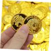 BESPORTBLE 200pcs Plastic Pirate Treasure Coins Game Coins for Boys and Girls Party Supplies and Photo Props for Pirate Theme Parties and Treasure Hunts view 4