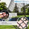 VXHCS Knotless Polyester Rope Netting 4cm/4mm Safety Rope Net Stair Protection Climbing Net Patio Fence Protection Net(4x7m) view 2