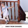 VXHCS Knotless Polyester Rope Netting 4cm/4mm Safety Rope Net Stair Protection Climbing Net Patio Fence Protection Net(4x7m) view 3