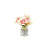 1:6 Scale Miniature Flower Vase Set, Realistic Tiny Floral Arrangements for Dollhouse Decor, Fairy Garden and Train Platform Scenes(E) view 1