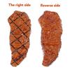 Abaodam 4pcs Artificial Steak Fake Food Props Realistic Cooked Roast Beef Simulation Meat Model for Kitchen Decor Photography Display Barbecue Scene view 4
