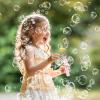 Bubble Sticks  Luminous Bellow  Portable Interactive Games for Children with Garden Bubbles Birthday Easter Christmas Halloween view 2