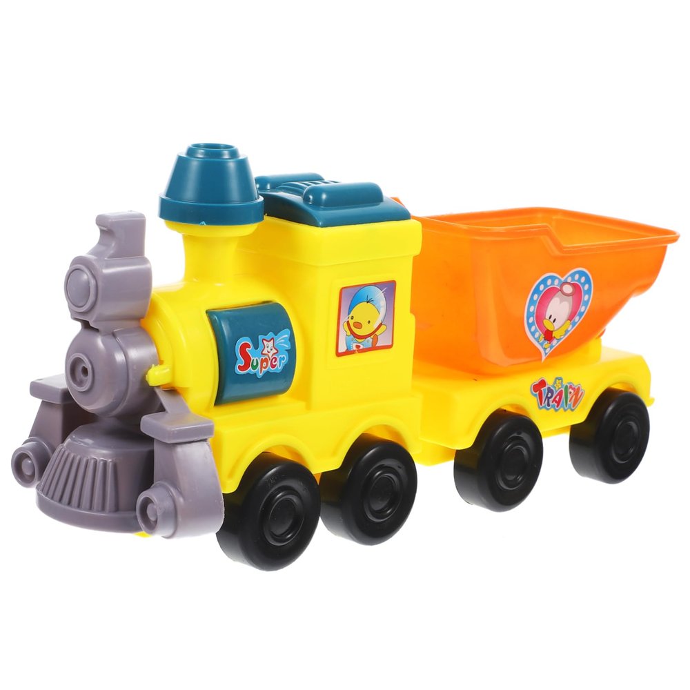 BESPORTBLE 1Set Cartoon Beach Train Fun Digging Tools for Summer Play Includes Castle Mold for Outdoor Beach Parties and Family Bonding Activities