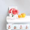 1:12 Scale Hand-Painted Miniature Glass Vase for Dollhouse Accessories, Tiny Flower Bottle for Miniature Displays, Fairy Gardens and Model Landscapes(Black White) view 2