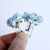 1:12 Scale Hand-Painted Miniature Glass Vase for Dollhouse Accessories, Tiny Flower Bottle for Miniature Displays, Fairy Gardens and Model Landscapes(Black White) view 4