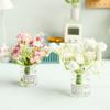 1:6 Scale Miniature Flowers in Vase Set for Dollhouse Displays, Realistic Tiny Floral Arrangements for Train Platforms, Fairy Gardens and Micro Landscapes (B-1) view 3