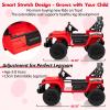 24V Powered Truck 2 Seater Kids Ride On Car,Parent Remote Control,4WD 800W Motor,3 Adjustable Speeds for Ages 3+,Built-in Music Player,Kids Electric Ride On Toys with Easy Assembly, Red view 2