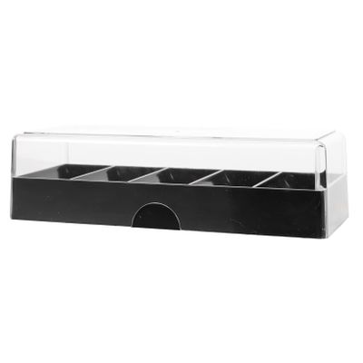 BESPORTBLE Capacity Transparent Poker Chip Holder Acrylic Portable Chip Case for Organizing Resistant Storage for Tidy Entertainment Spaces