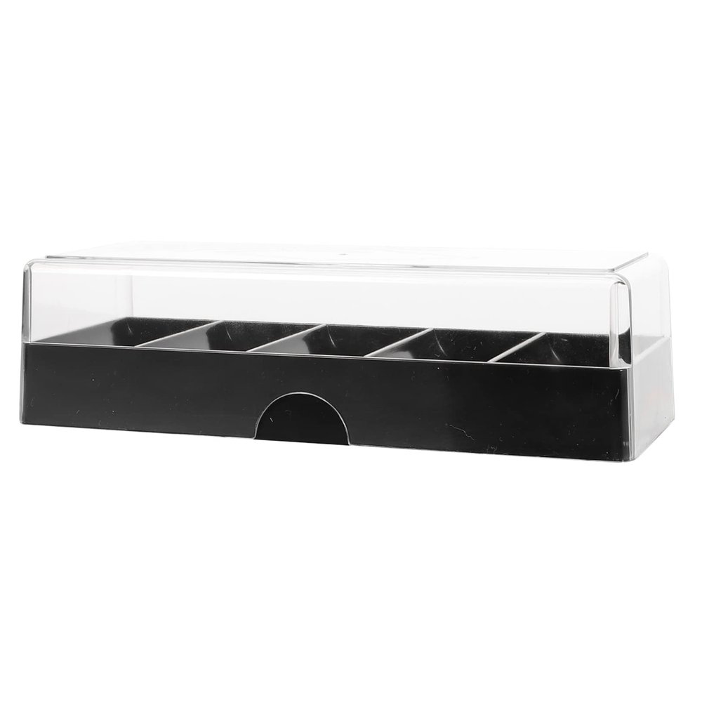 BESPORTBLE Capacity Transparent Poker Chip Holder Acrylic Portable Chip Case for Organizing Resistant Storage for Tidy Entertainment Spaces