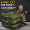 2-Piece Inflatable Combat Barricade Set  Includes 1 Army Box and 1 Sandbag for Laser Tag, Water Blaster, Dart Blaster, and Action Game Parties view 3